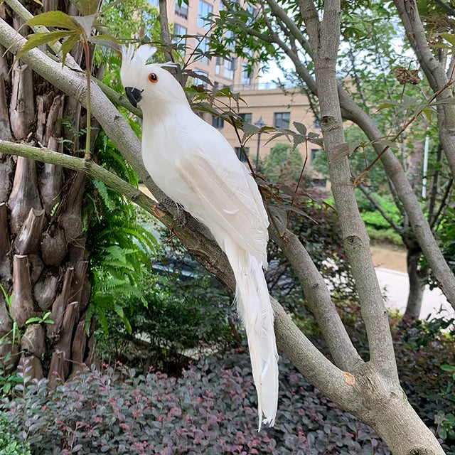 Vibrant Tropical Parrot Garden Decoration