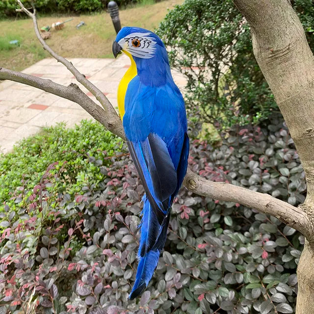 Vibrant Tropical Parrot Garden Decoration
