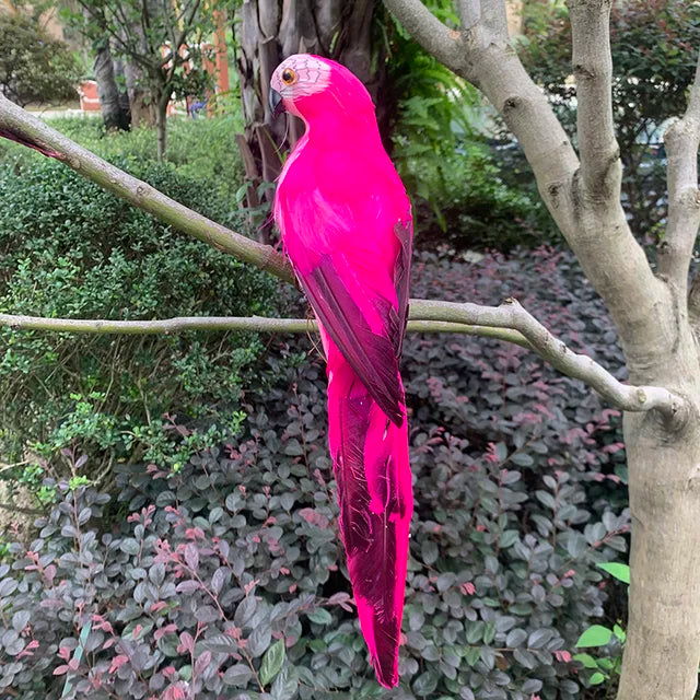 Vibrant Tropical Parrot Garden Decoration
