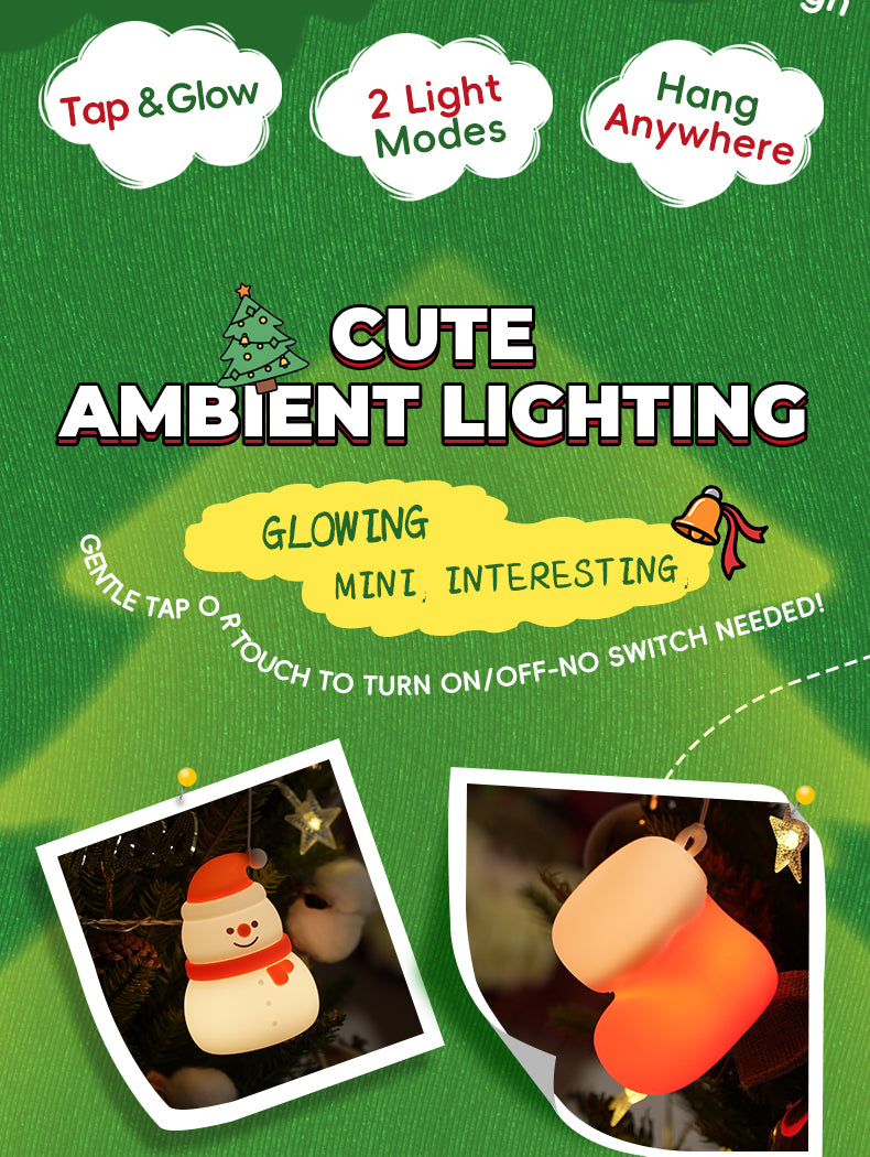 Snowman LED Night Light - Festive Holiday Decor