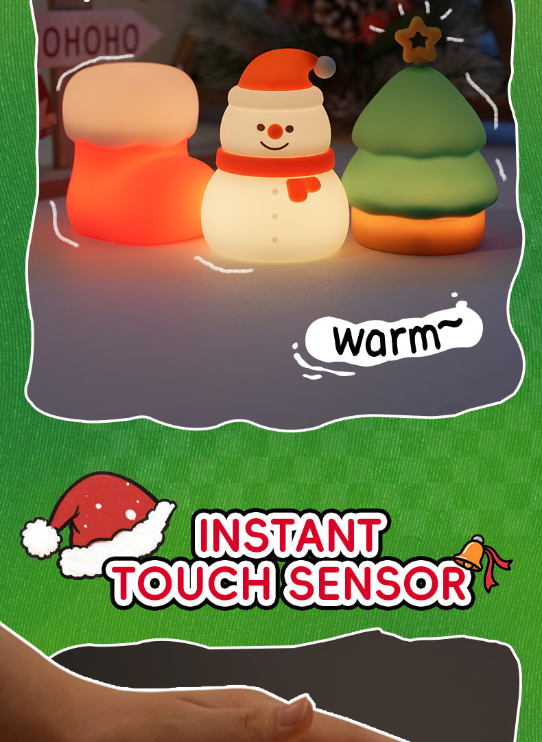 Snowman LED Night Light - Festive Holiday Decor