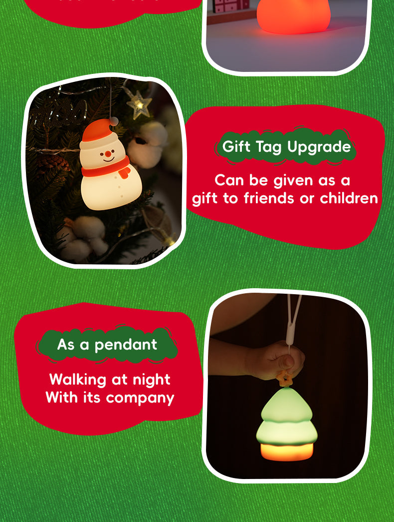 Snowman LED Night Light - Festive Holiday Decor