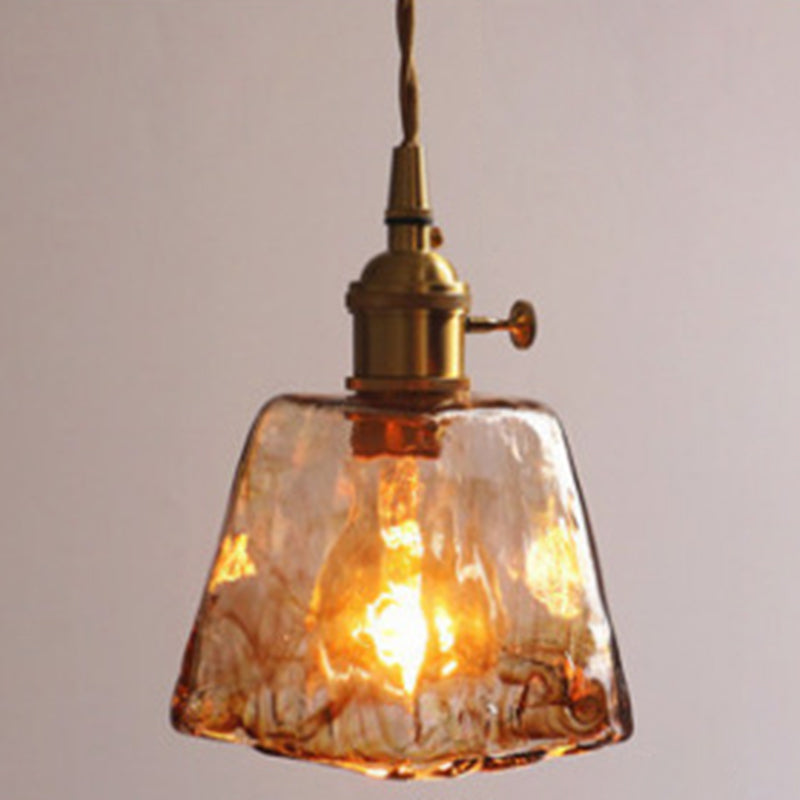 Black Oval Crystal Ceiling Light with Industrial Style