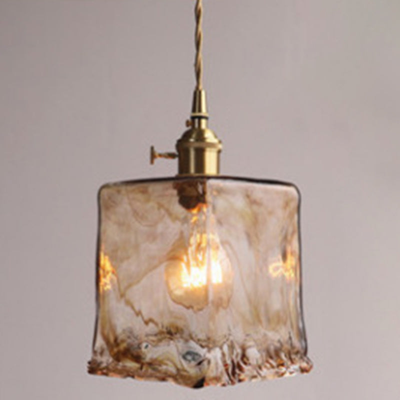 Black Oval Crystal Ceiling Light with Industrial Style