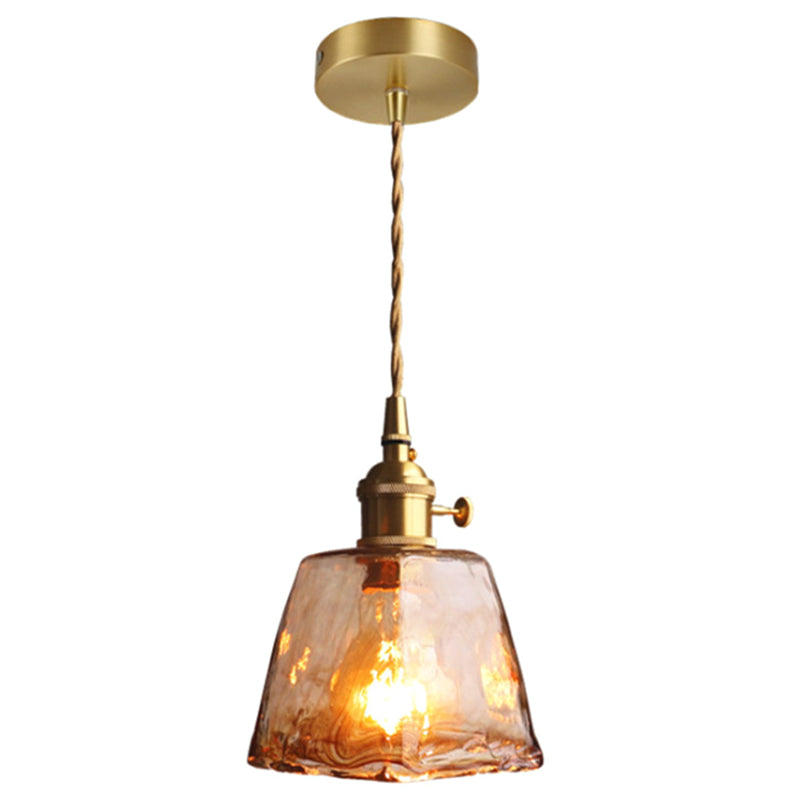 Black Oval Crystal Ceiling Light with Industrial Style