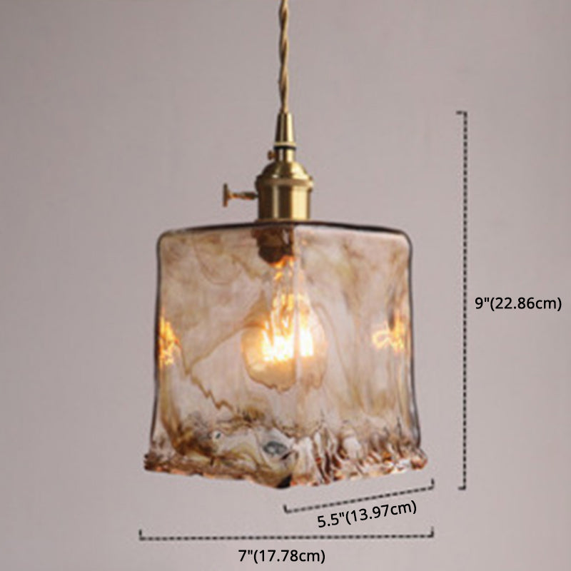 Black Oval Crystal Ceiling Light with Industrial Style