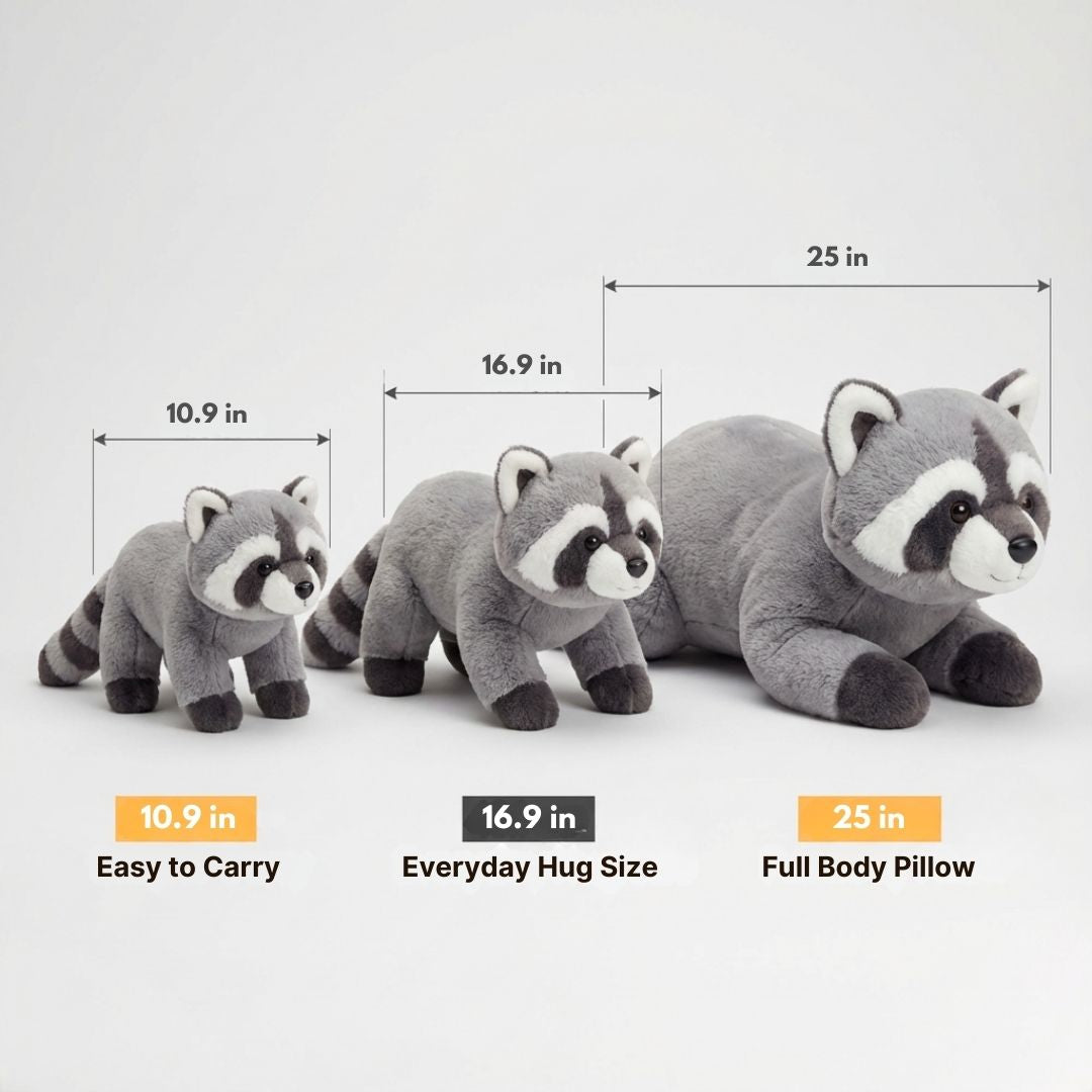 Long Plush Animal Cuddle Toy for Comfort and Relaxation