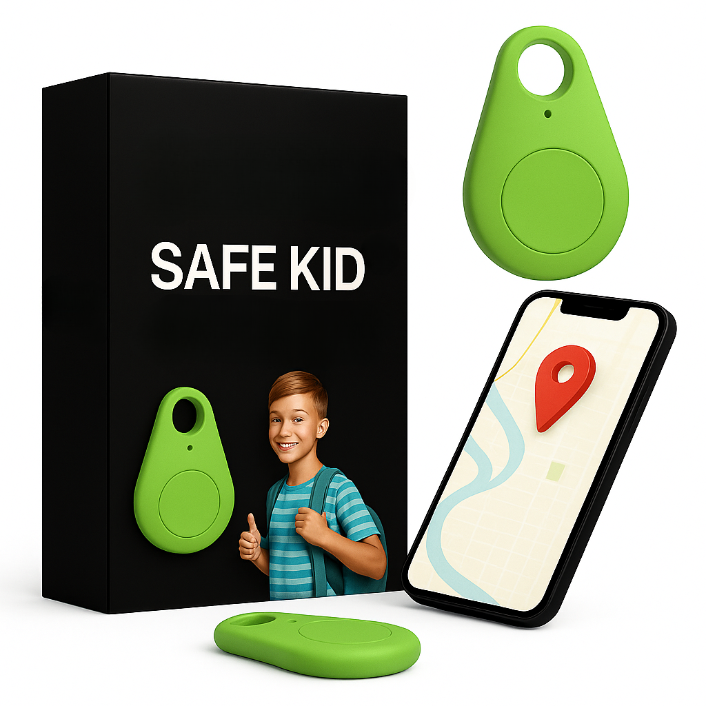 Waterproof Child GPS Tracker with Live Location & SOS Features