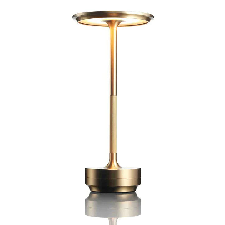 Cordless Touch Sensor Table Lamp with Adjustable Stem and Waterproof Design