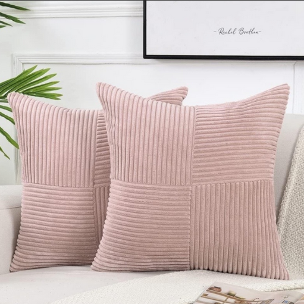 Rustic Soft Corduroy Cushion Cover