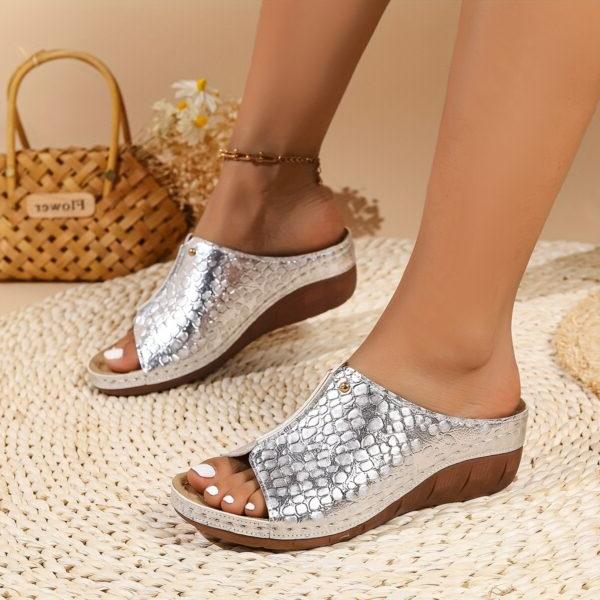 Orthopedic Arch Support Wedge Sandals for Women
