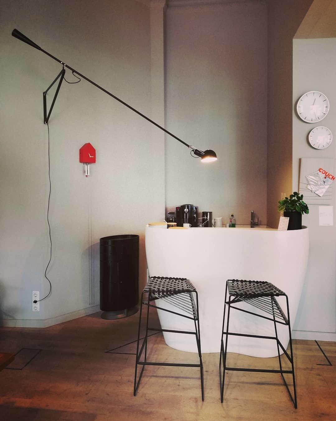 Adjustable Industrial Wall Lamp with Metal Shade