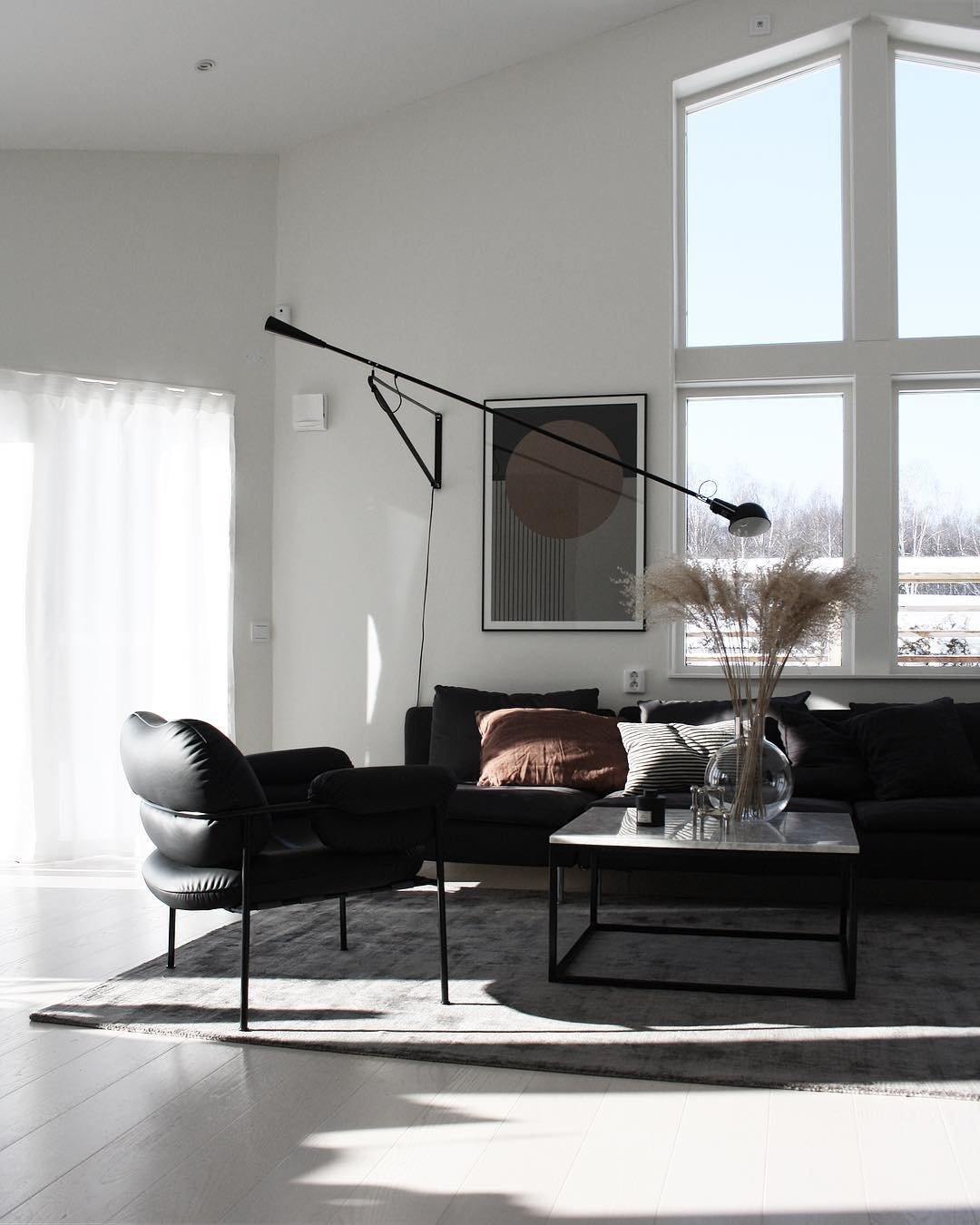 Adjustable Industrial Wall Lamp with Metal Shade