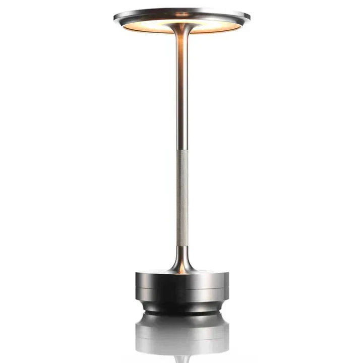 Cordless Touch Sensor Table Lamp with Adjustable Stem and Waterproof Design