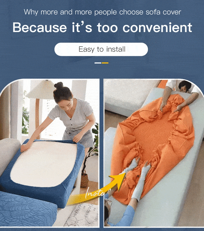 Wear-Resistant Stretch Sofa Cover in Multiple Colors