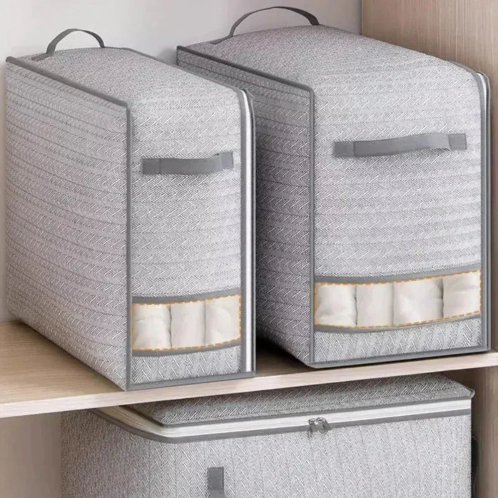 Foldable Clothes Storage Bag with Clear Window