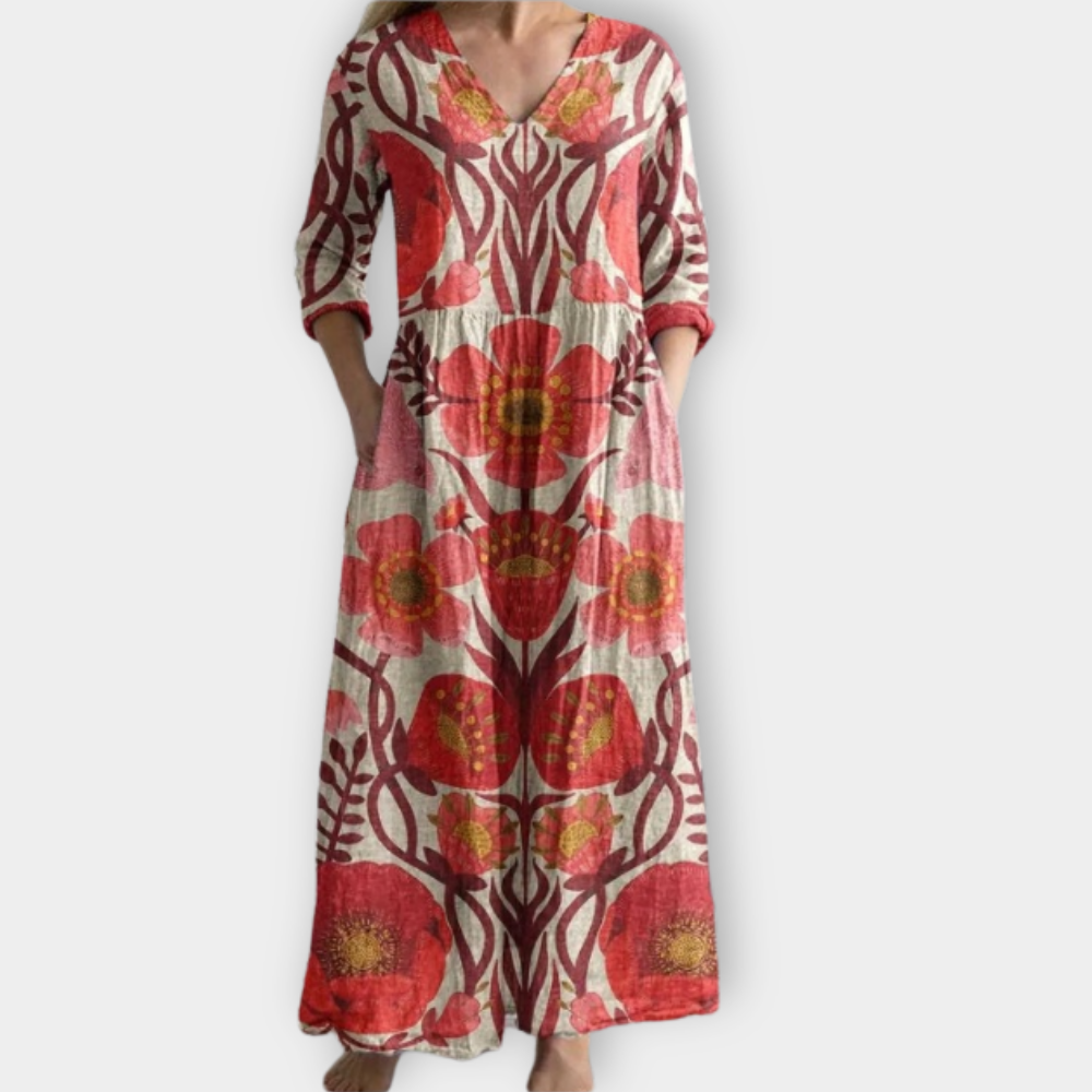 Adelgundis | Boho maxi dress in soft premium fabric