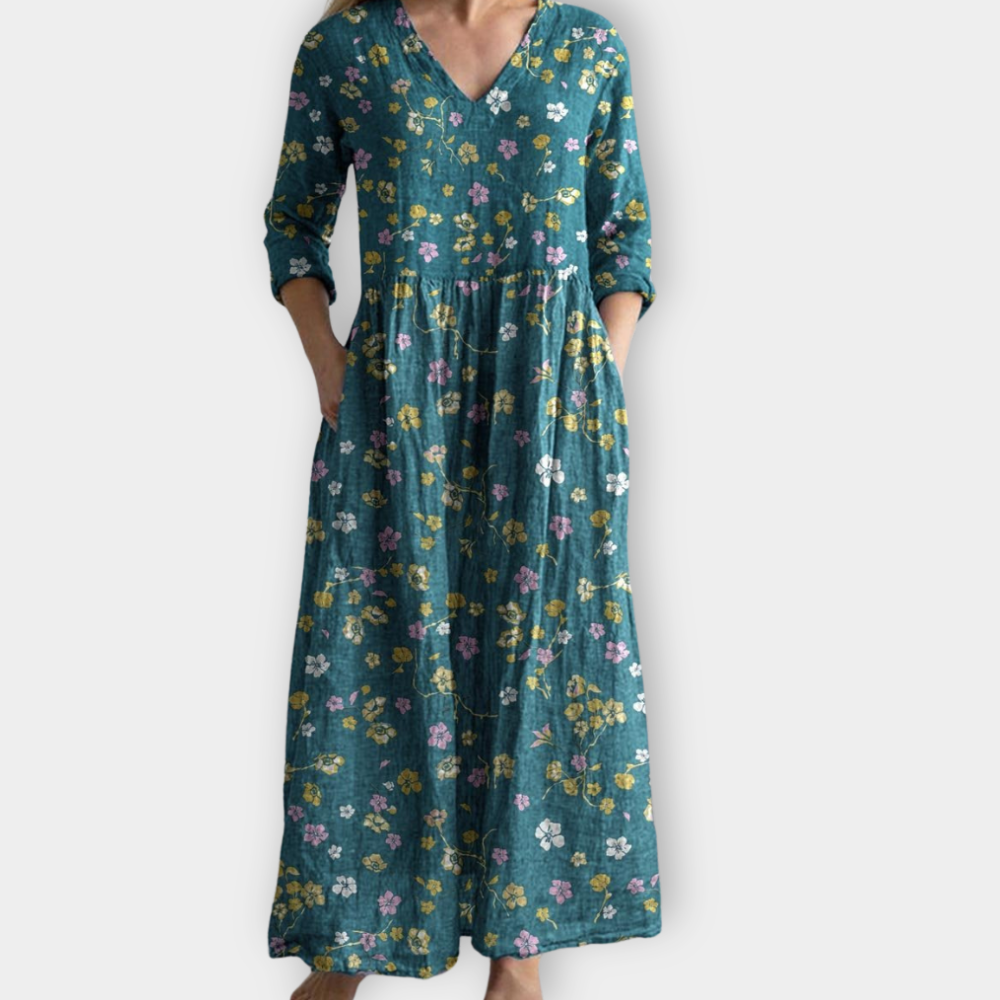 Zinnia | Boho maxi dress in soft premium fabric
