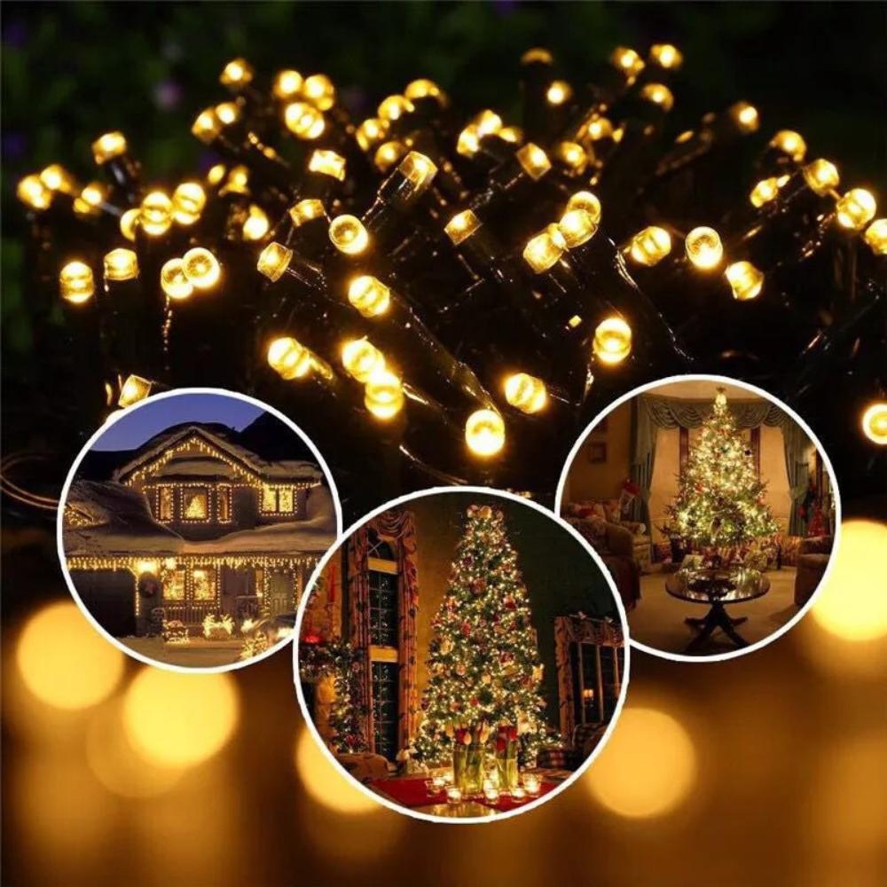 Solar Powered Waterproof String Lights