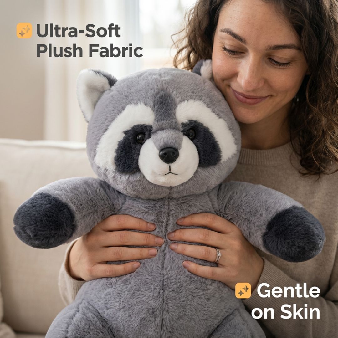 Long Plush Animal Cuddle Toy for Comfort and Relaxation