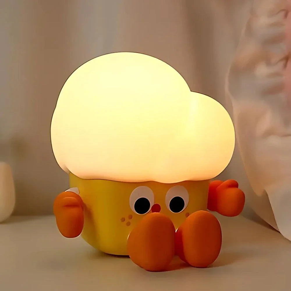 Rechargeable Soft Silicone Animal Night Light with Adjustable Brightness