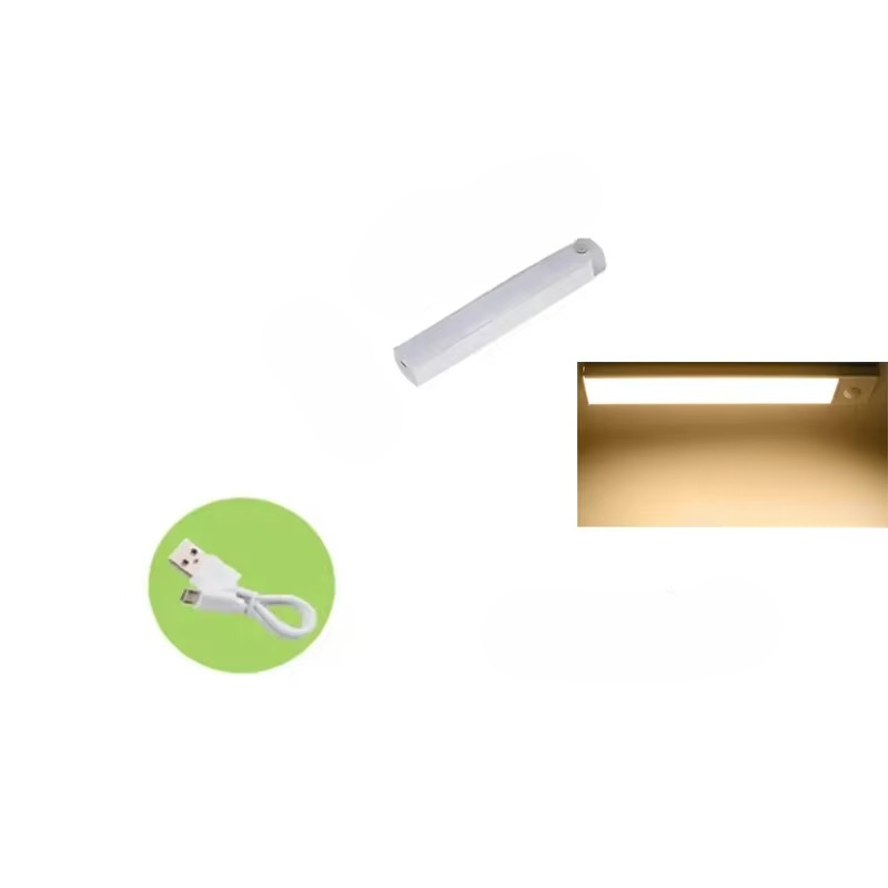 Motion-Activated Rechargeable LED Night Light with Dimmable Brightness