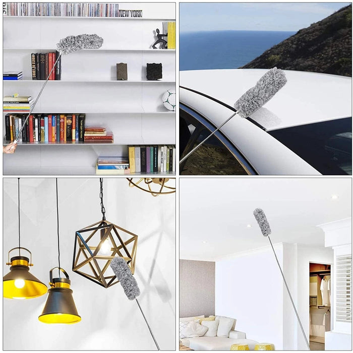 Telescopic Extendable Microfiber Duster for High Reach Cleaning