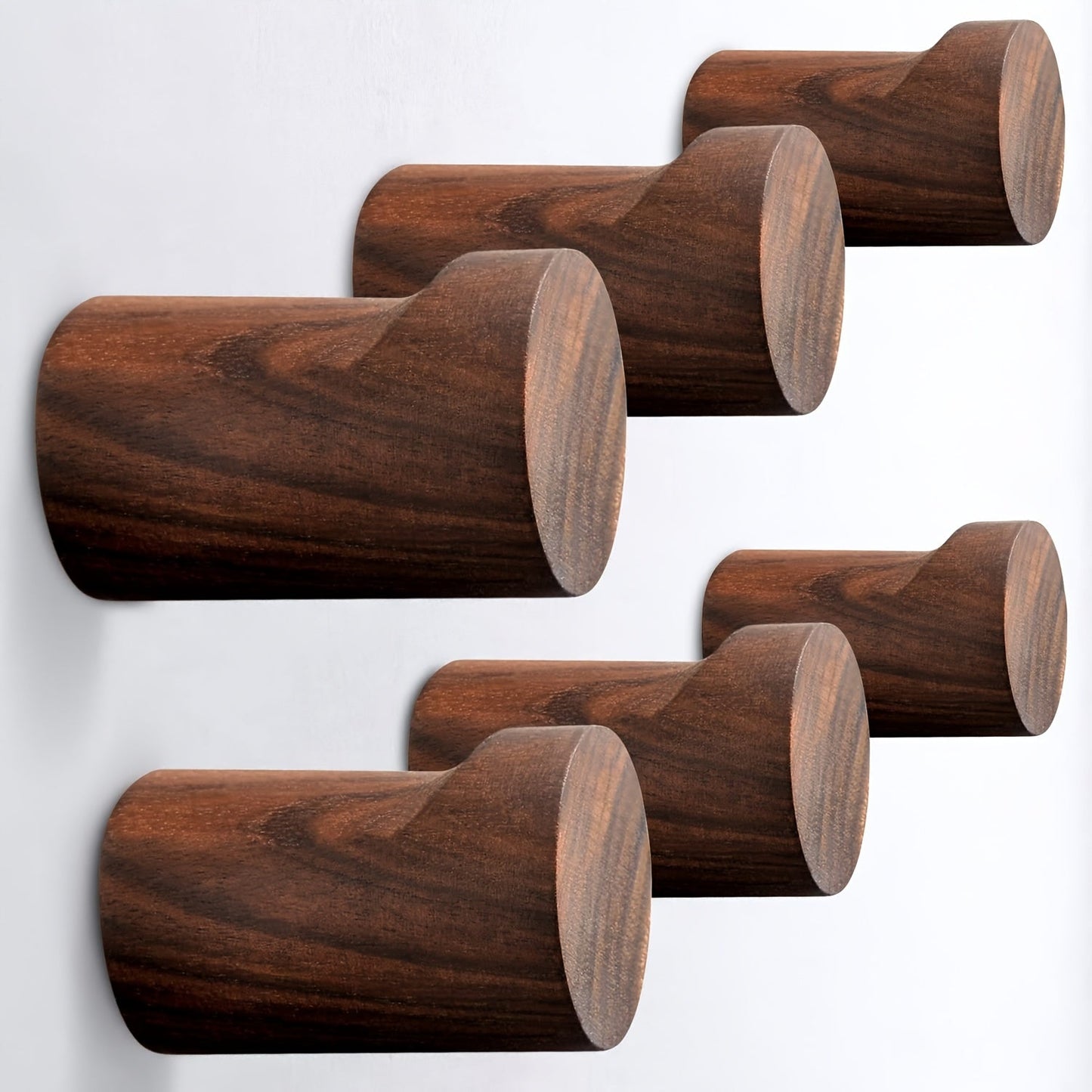 Solid Walnut Wood Wall Hook