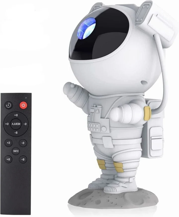 Astronaut Galaxy Star Projector Night Light with Remote Control