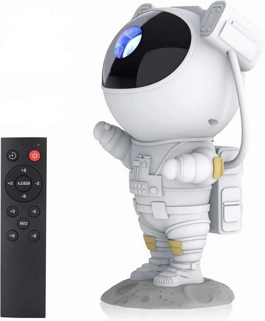 Astronaut Galaxy Star Projector Night Light with Remote Control