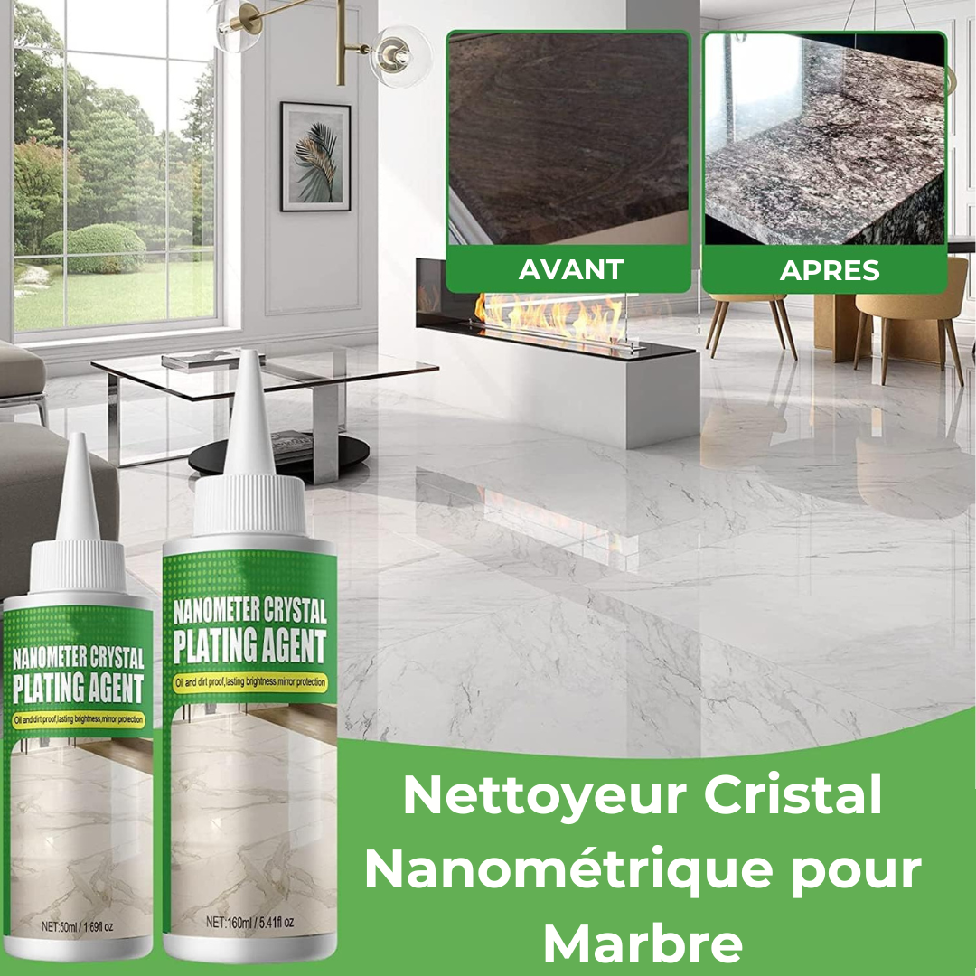 Nano-Crystal Marble and Stone Cleaner with Protective Shine