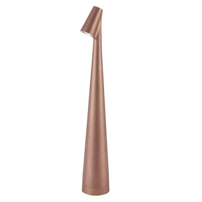 Sculpted Rechargeable Table Lamp with Adjustable Brightness