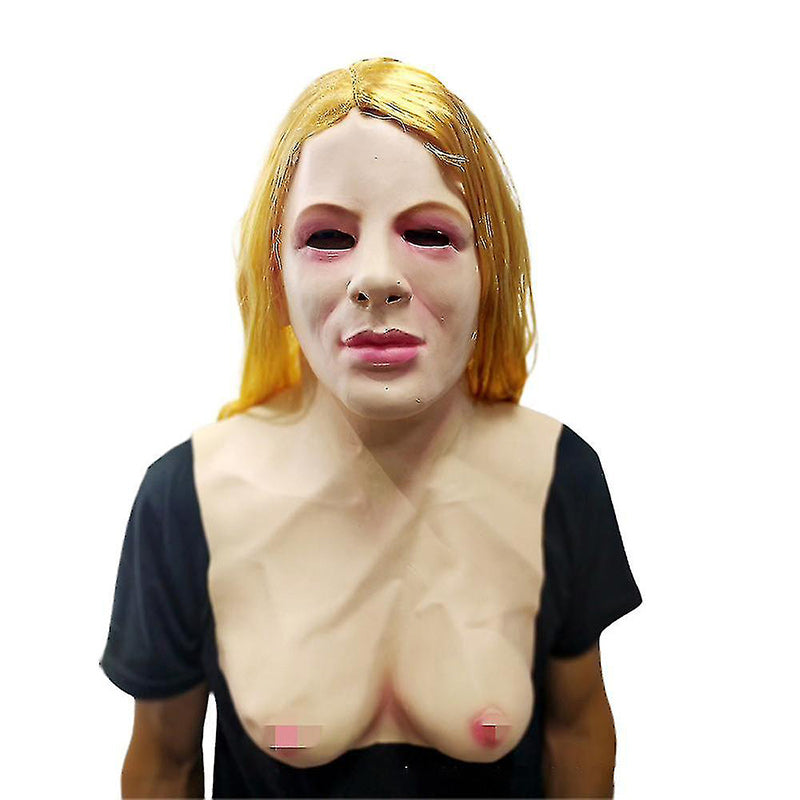 Realistic Full Face Latex Mask for Halloween and Cosplay
