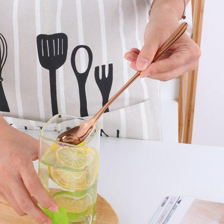 Elegant Dubai Dessert Spoon with Timeless Handle