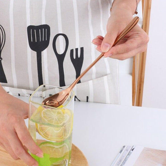 Elegant Dubai Dessert Spoon with Timeless Handle
