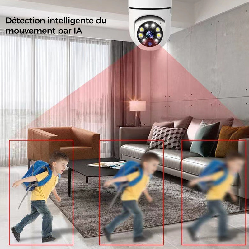Wireless Wi-Fi Security Camera with Motion Detection and Night Vision