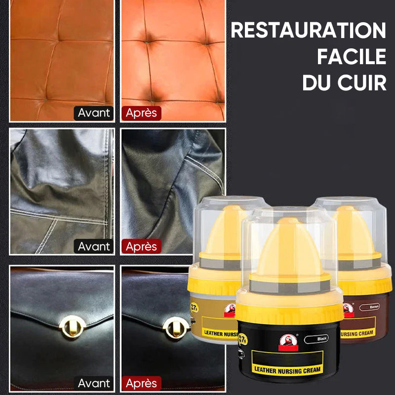Colored Leather Repair Cream for Cracks and Scratches