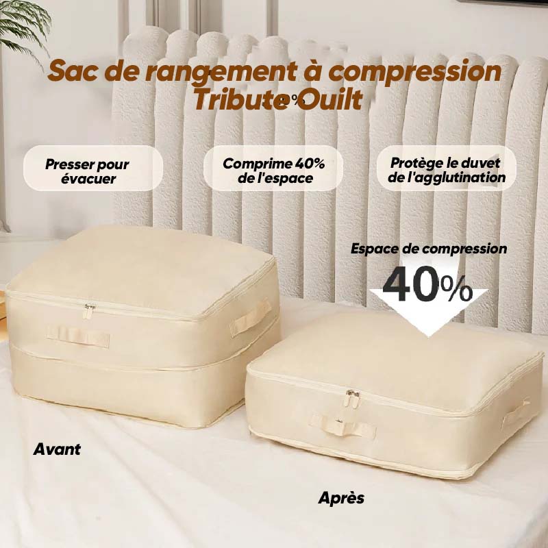 Premium Nylon Duvet Storage Bag - Space Saving Organizer