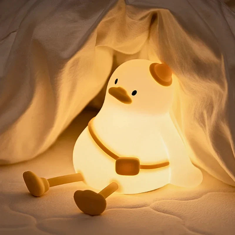 Rechargeable Soft Silicone Animal Night Light with Adjustable Brightness