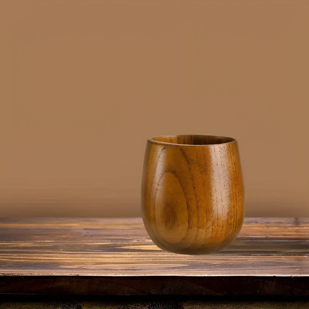 Handcrafted Eco-Friendly Wooden Tea Cup