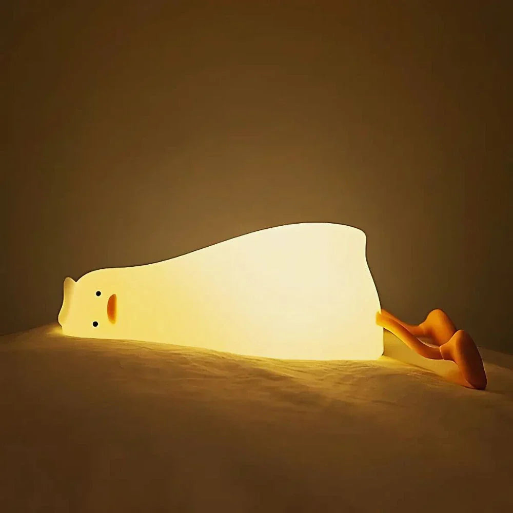 Rechargeable Soft Silicone Animal Night Light with Adjustable Brightness
