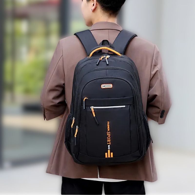 Waterproof Oxford Men's Backpack with Padded Straps