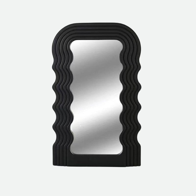 Wavy Retro Mirror in Fun Colors