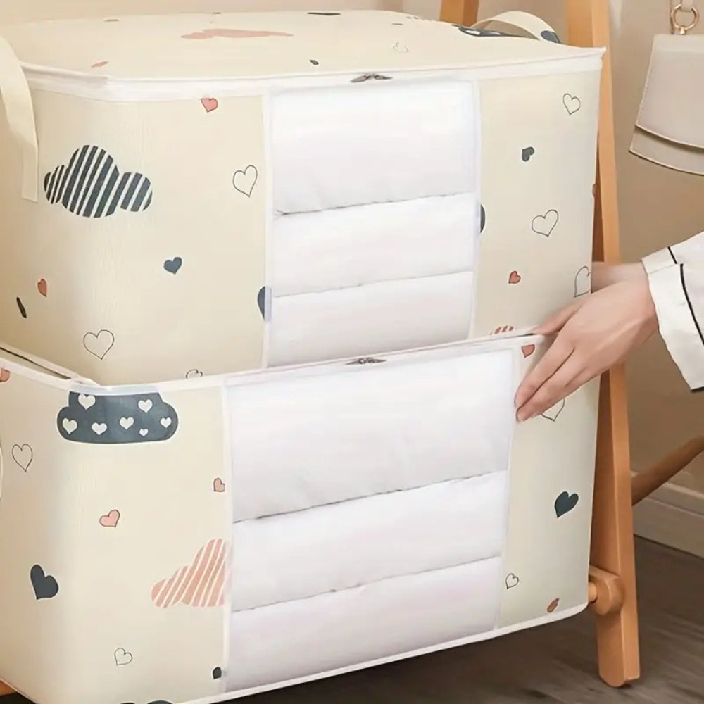 Durable Kids Clothes Storage Bag with Reinforced Handles