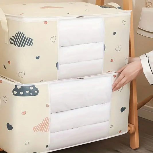 Durable Kids Clothes Storage Bag with Reinforced Handles