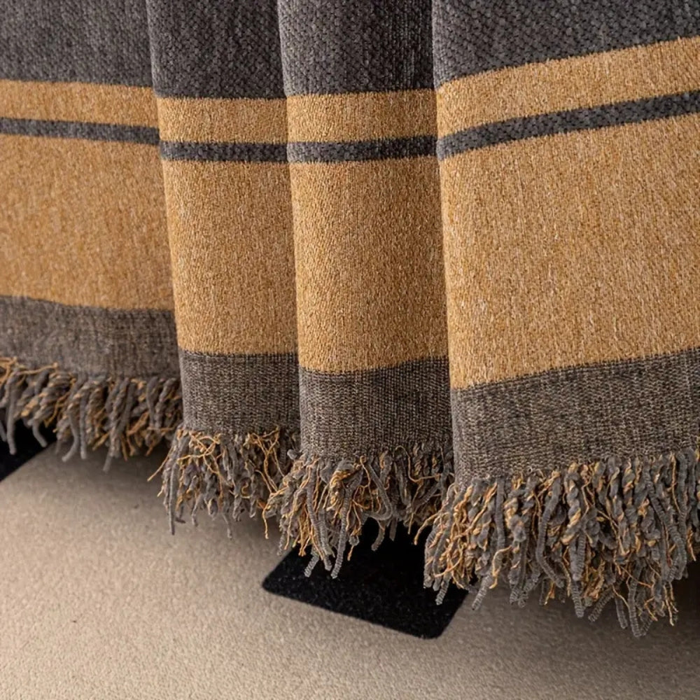 Reversible Chenille Tiger Sofa Cover