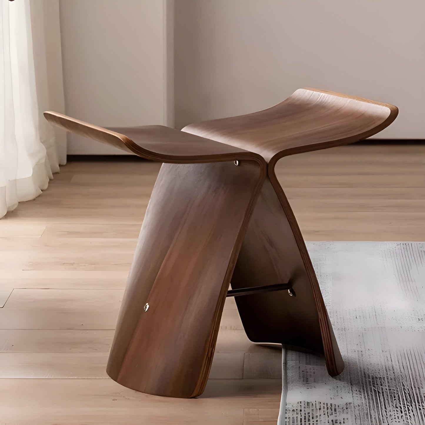 Rustic Solid Wood Handcrafted Bench – Unique Wooden Seating