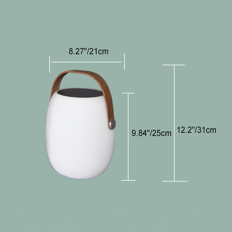 Solar Rechargeable LED Lantern with Color-Changing Modes and Waterproof Design