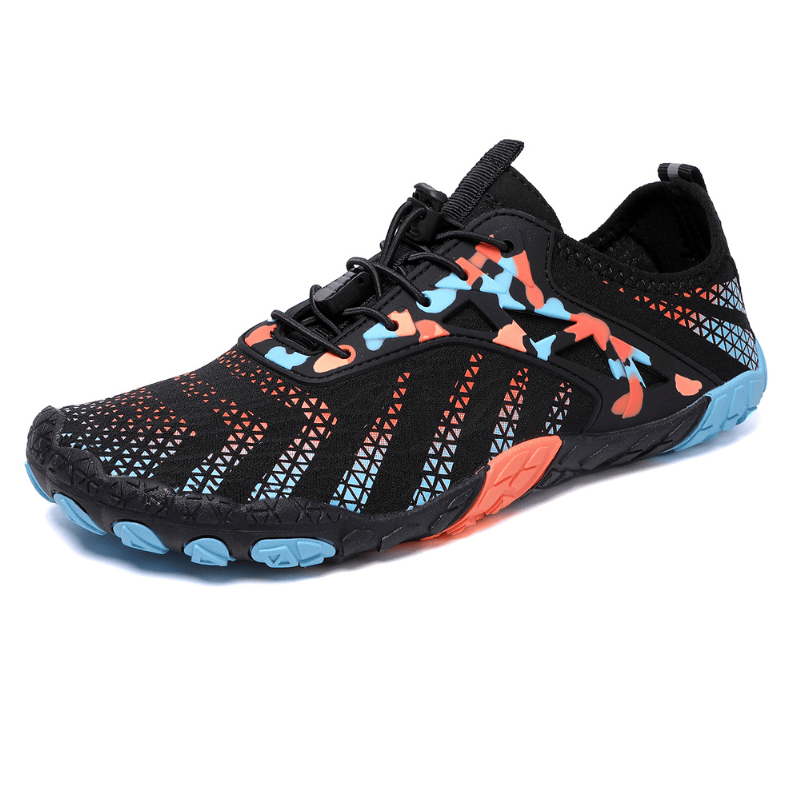 Zero-Drop Trail Running Shoes with Flexible Sole