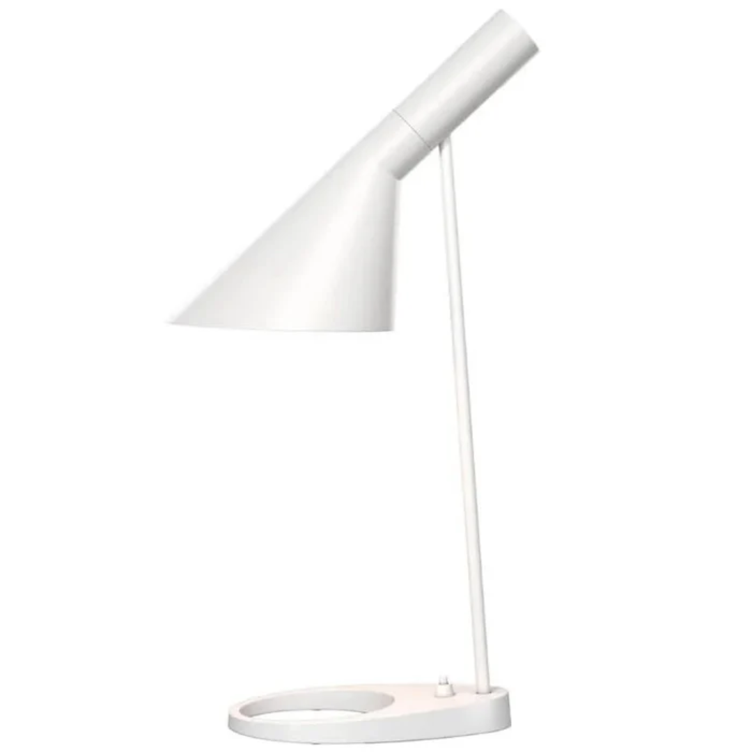 Modern Minimalist Metal Table Lamp with Warm LED Light